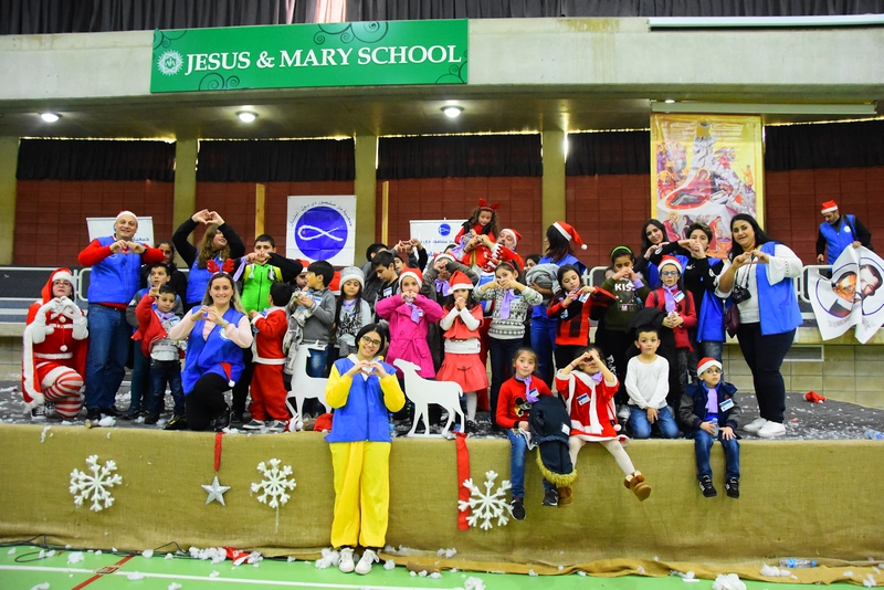 Saint Vincent de paul celebrating Christmas at Jesus & Mary school